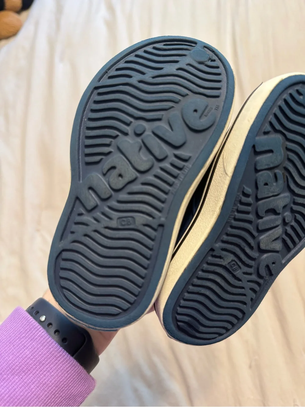 Native Miles Slip-On Kids Shoes - Navy